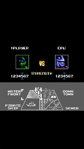 ⚔️ Epic 8-Bit Battle! Donatelo takes on Shredder! #nes #Nintendo #nostalgia #retrogaming #retrogames