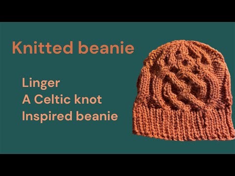 Knit: Linger, Celtic knot inspired beanie