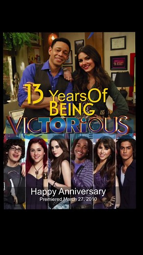 REUNION! COULD IT BE TRUE?!? 13 YEARS OF VICTORIOUS! Released March 27, 2010 #victorious #lanenapper #foryoupage #foryourpage #fyp #mychildhood #reunion #nickelodeon @mattbennett @avan.jogia FOLLOW MY INSTAGRAM- reallanenapper