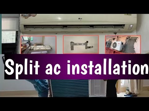 Split ac installation trick 👌 || How to install Split Ac #Split #airconditioner #ac