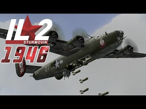 Full IL-2 1946 mission: B-24 Rabaul Raid (IJN Naval Base)