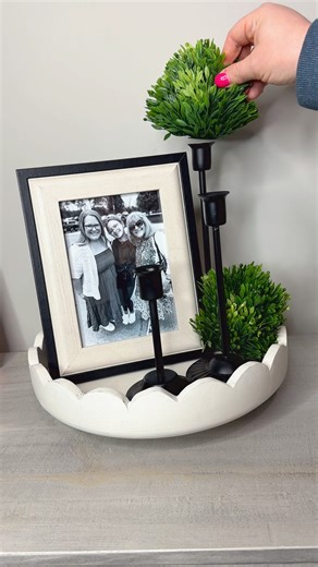 Anytime I can add picures of my people to my decor... I am going to!!!! 🩷 #NeutralHome #StyledTray #kcgirlies #HomeStyling #DecorDetails #wlw #traydecor | Boodle Lou