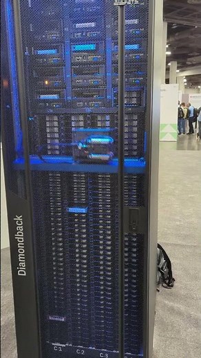 IBM Diamondback Tape Library demo at IBM TechXchange