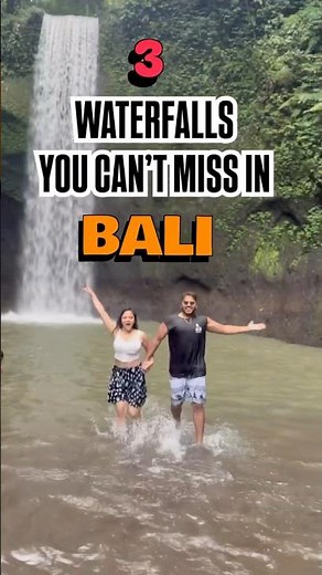 Top 3 Must-Visit Waterfalls in Bali 🌴💧 | Hidden Paradise🌊✨