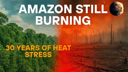 Amazon Forests Stay Hot for 30 Years After Fires