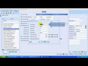 Set USB Dongle Settings for SMS sending.