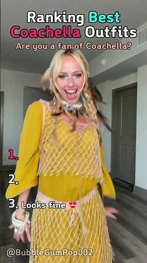 Ranking Best Coachella Outfits 🔥😍💃
