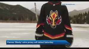 Calgary Flames set to debut Blasty retro jersey