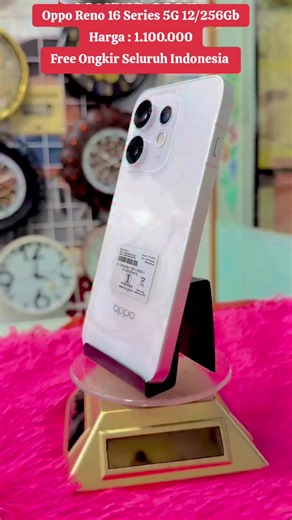 Oppo Reno 16 Series 5G 12/256GB tebus murah Rp1.100.000