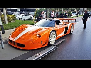 Maserati MC12 Corsa $3 Million LOUD BEAST Delivery to Lamborghini Miami Start Up & Drive Revs