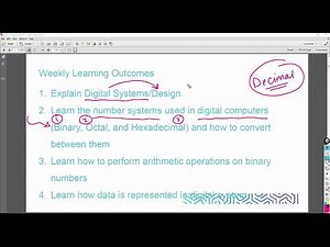 Digital Logic Design w2 1