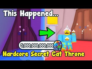 I Unlocked Hardcore Secret Cat Area And This Happened! - Pet Simulator X Roblox