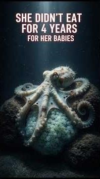 The Mother Who Starved for 4 Years — Nature’s Ultimate Sacrifice 🐙💔#Nature #Motherhood #Octopus