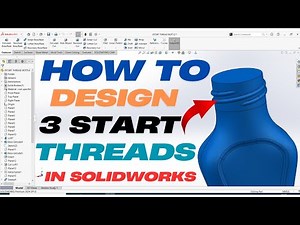 Solidwork Thread Making, 3 Start Thread In Solidwork, #solidworks #threads