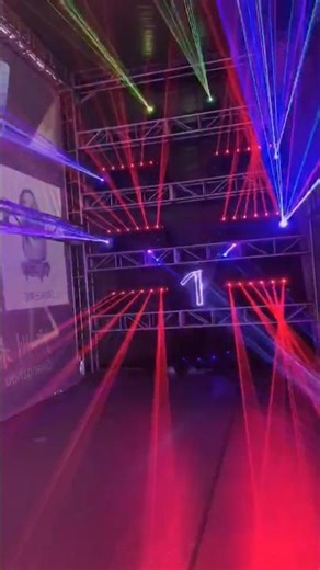 6 eye RGB full color animation laser moving head