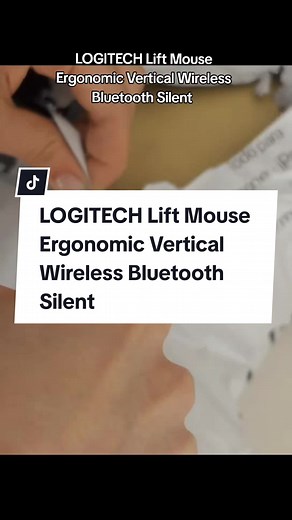 Unboxing LOGITECH Lift Mouse Ergonomic Vertical Wireless Bluetooth Silent #logitech #mouse #logitechlift #unboxing