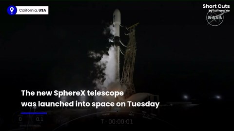NASA launches new SphereX telescope into space