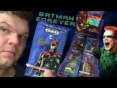 Batman Forever (1995) Fleer 36 Pack of Cards Box Break