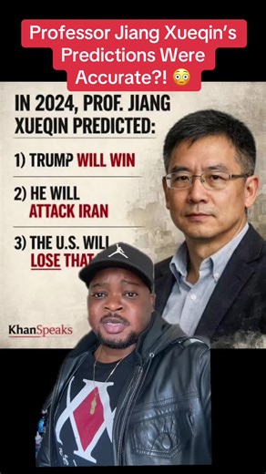 Professor Jiang Xueqin predicted in 2024 using Game Theory and Historical Structural Analysis the U.S. Iran strategy before it unfolded. Now he’s warning about possible U.S. boots on the ground… and even a potential American loss. Is This a lucky guess or predictive pattern? #predictivehistory #America #Iran #professorjiang #2026predictions
