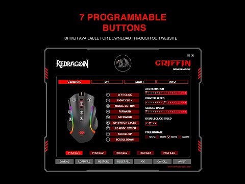 How to download the Redragon Griffin M607 software