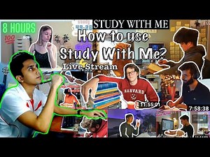 How to use Study With Me Live Stream | Study productively | No procrastination, all you need to know