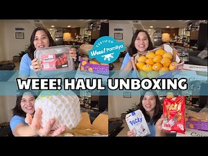 Weee! ‪@Weee_official‬ Asian grocery unboxing 🥰❤️