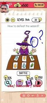 Brain test level 144 Gameplay andriod, ios walkthrough solution gameplay