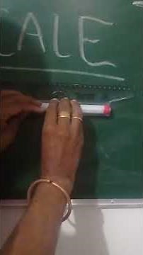 How to use ruler scale in engineering drawing