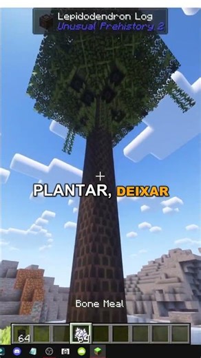 COMO OBTER O LEPIDODENDRON NO MINECRAFT Unusual Prehistory 2