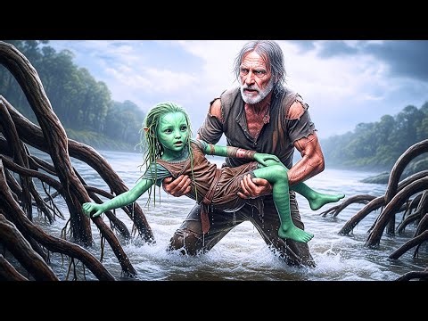 Human Saved a Dying Alien Girl from a Mountain River—He Returned Her Home Then Something Happened…