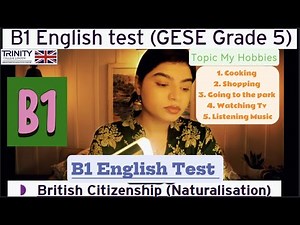 B1 English Test (GESE Grade 5) | SELT British Citizenship| Trinity College London ILR UK