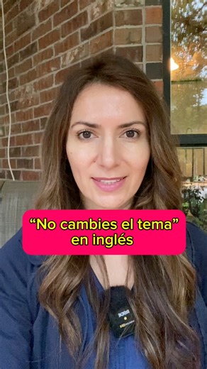 14K views · 659 reactions | “No me cambies el tema” en inglés #English #inglesfluente #learnenglish #inglesonline #ingles #usa #englishvocabulary #GRATIS #inglesfacil #englishteacher | Janeth with a Y | Facebook