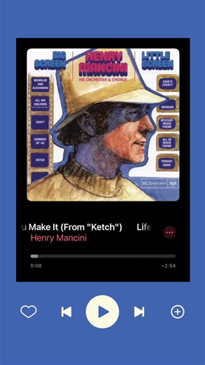 Celebrating 53 years of Henry Mancini’s Big Screen, Little Screen! 🎶 Released in 1972, this compilation brings together his unforgettable themes for both film and television, including “All His Children” and “Life Is What You Make It.” “All his Children” was from the film Sometimes a Great Notion starring Paul Newman and Alan and Marilyn Bergman wrote the lyrics. “Life is What you Make it” was from the film “Kotch” starring Walter Matthau, written by Marvin Hamlisch and Johnny Mercer. Inspired 