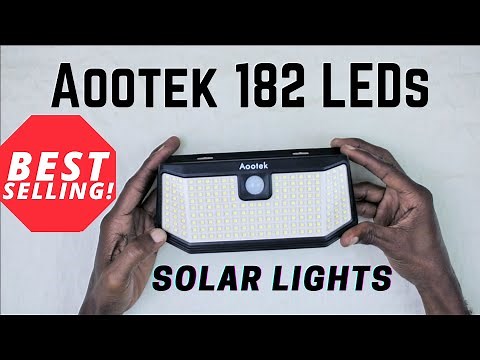 Solar Lights - Aootek 182 LEDs