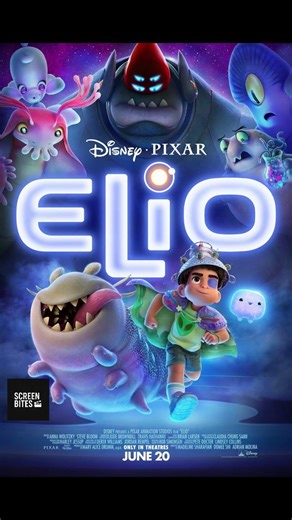 #Elio 👉 Quick Review #Pixar #ScreenBites #AnimatedMovies #Disney