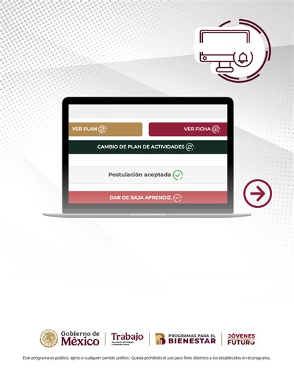 Sigue los pasos desde la plataforma digital. 🙌 #jovenesconstruyendoelfuturo #elfuturoesjoven #plataformajcf | Jóvenes Construyendo el Futuro