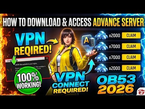 Free Fire OB53 Advance Server Kaise Download Kare? 😱 Full Step-by-Step Trick with Activation Code!