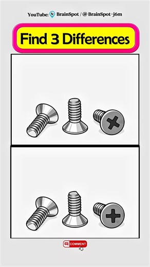 Part 163 ⚡ Find 3 Differences in Bolt 👀 | Spot Difference Challenge | Only 1% Can Solve! #shorts