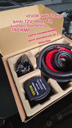 VEVOR Split Charge Relay Kit for Dual Batteries