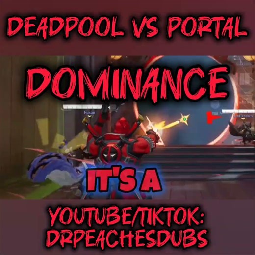 Deadpool vs Portal #deadpool #marvelrivals
