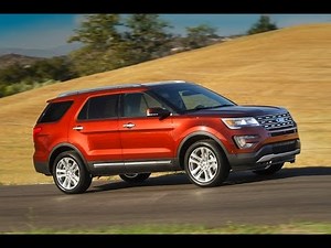 2016 Ford Explorer Start Up and Review 3.5 L Twin Turbo V6