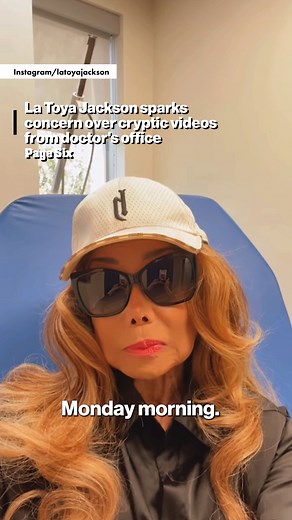 136K views · 246 reactions | Fans were concerned after La Toya Jackson shared two cryptic videos from a doctor’s office without saying why she was seeking medical attention.  | Page Six | Facebook