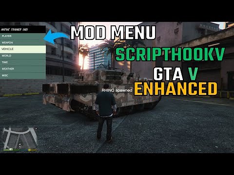 Mod menu para Gta V ENHANCED (Novo ScriptHookV já disponível)
