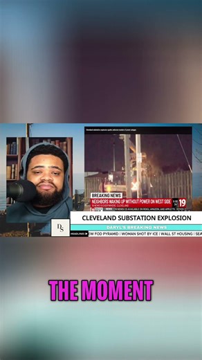 Substation EXPLODES: Neighbors Describe Terrifying Night! #shorts