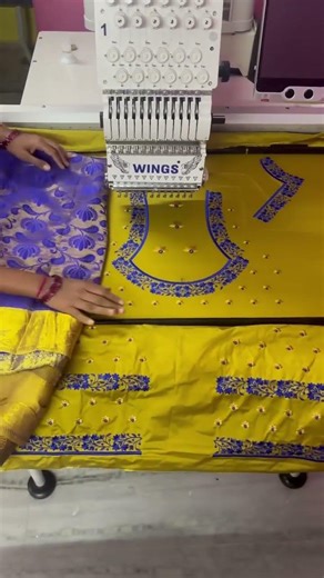 Computer embroidery work #shorts #trending #viral #video design