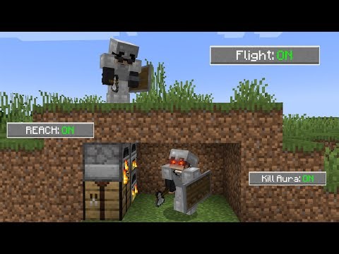 Minecraft Manhunt But I’m Hacking