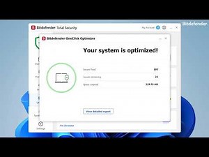 OneClick Optimizer: Boost PC Speed and Free Up Space with Bitdefender