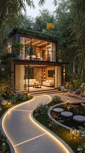 from containers to a luxury house 🤯💒 #house #timelapse #shorts