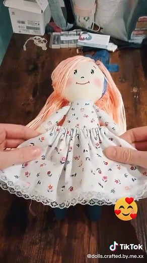 dolly demo.hand made by myself XXX#clothdoll #handmade #doll #foryou #fabricdoll #likeplease #handmadedoll