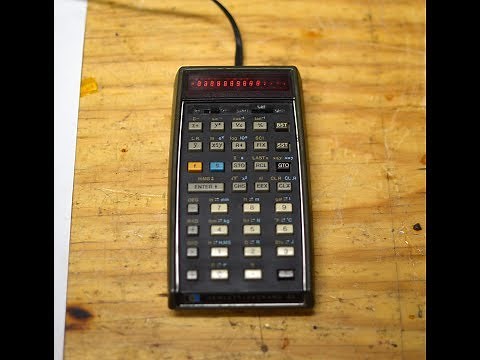 Hewlett Packard HP55 Calculator restoration